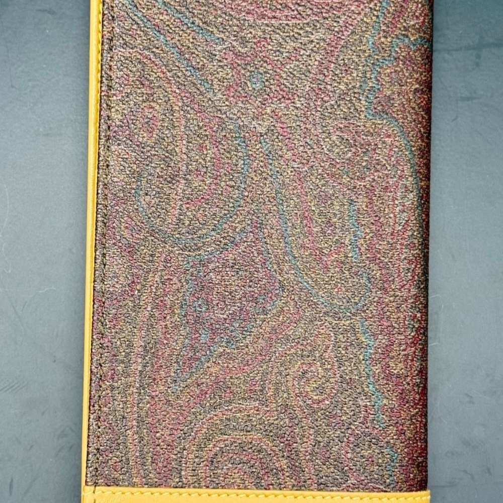 ETRO Classic Arnica Paisley Wallet – Made in Italy - Picture 8 of 11